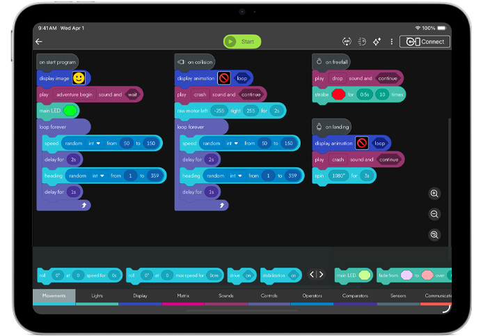 Sphero Edu app