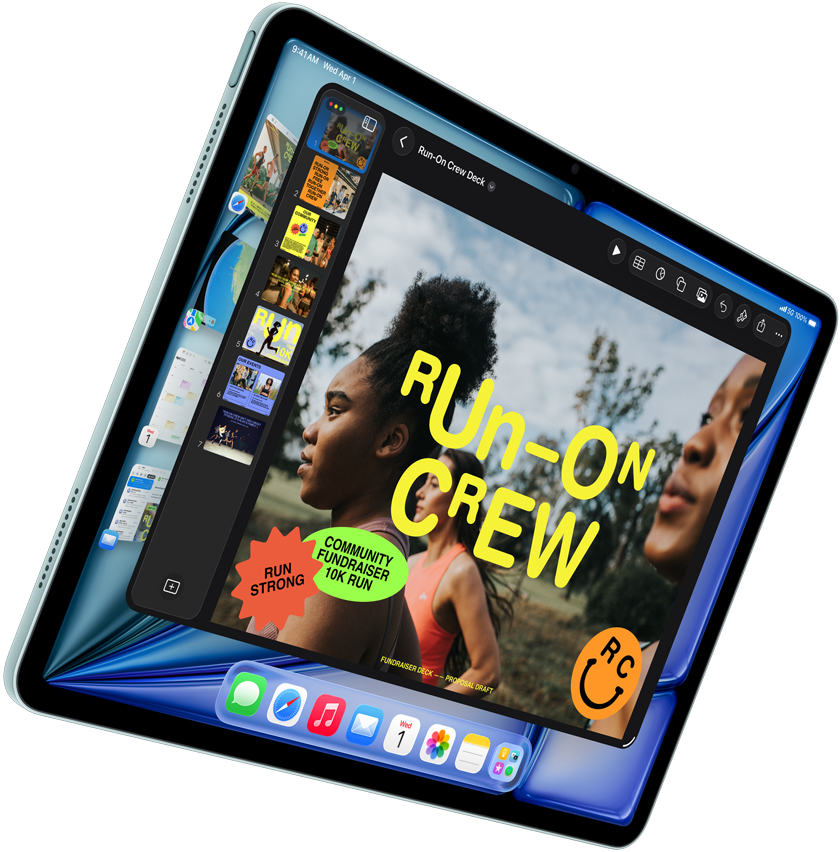 iPad Air i blå